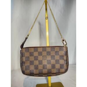 Louis Vuitton Damier Ebene Mini Pochette Accessoires FL2047 Handbag Y2K